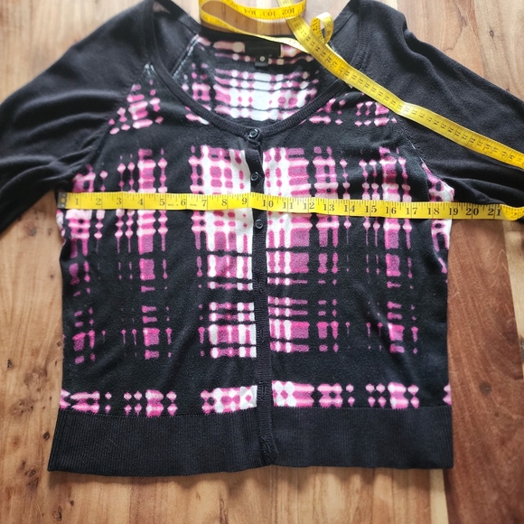 Worthington black&pink buttoned lightweight cardigan, size XL - Picture 9 of 11